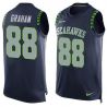 Cheap Jimmy Graham Seahawks Tank Top From China Blue #88