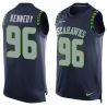 Cheap Cortez Kennedy Seahawks Tank Top From China Blue #96