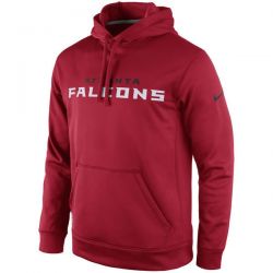 Cheap Atlanta Falcons Hoodie From China Red KO Wordmark Performance