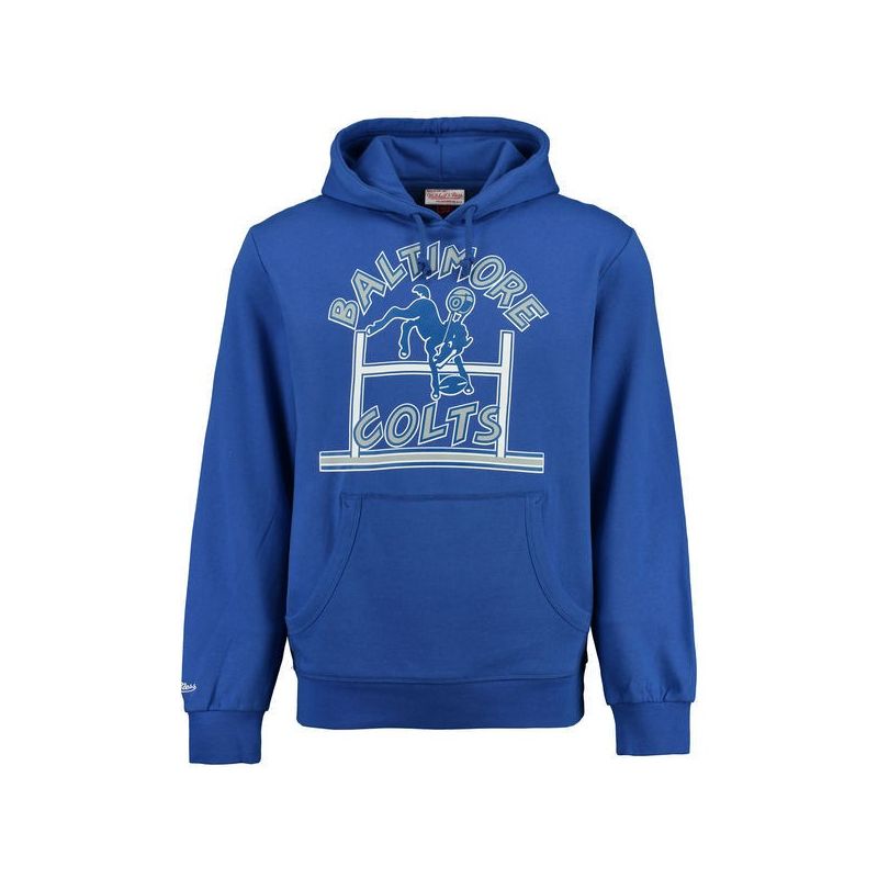 Cheap Baltimore Colts Hoodie From China Royal Blue Mitchell & Ness Retro