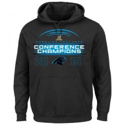 Cheap Carolina Panthers Hoodie From China Black 2015 NFC Conference Champions Supreme Ruler VIII