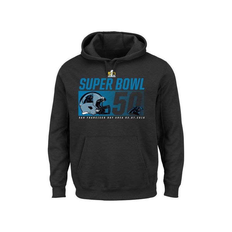 Cheap Carolina Panthers Hoodie From China Black Super Bowl 50 Bound On Our Way