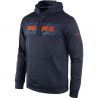 Cheap Chicago Bears Hoodie From China Navy KO Speed Wordmark Performance