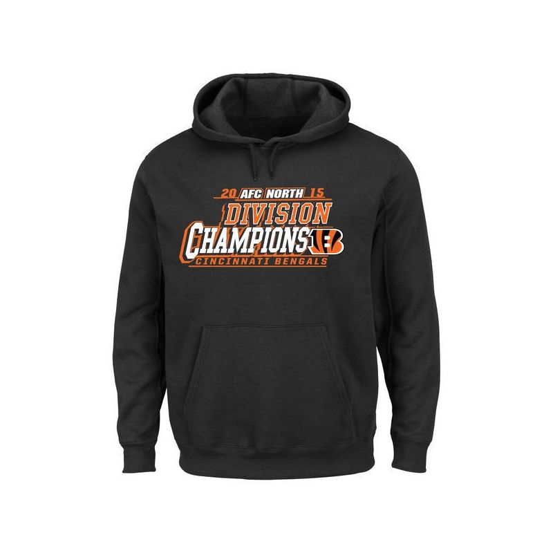 Cheap Cincinnati Bengals Hoodie From China Black 2015 AFC North Division Champions