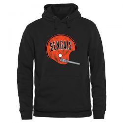Cheap Cincinnati Bengals Hoodie From China Black Pro Line Throwback Logo