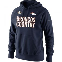 Cheap Denver Broncos Hoodie From China Navy 2015 AFC Conference Champions Broncos Country