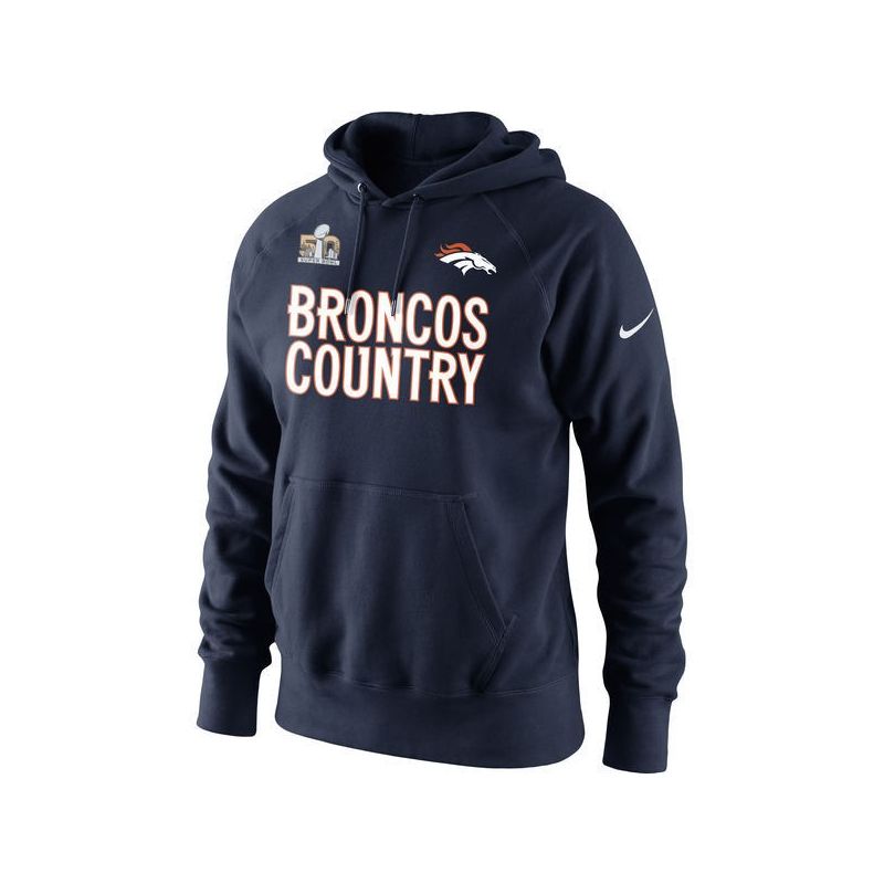 Cheap Denver Broncos Hoodie From China Navy 2015 AFC Conference Champions Broncos Country
