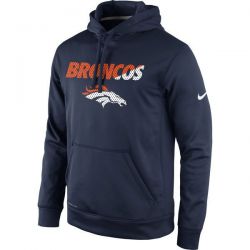 Cheap Denver Broncos Hoodie From China Navy Kick Off Staff Performance