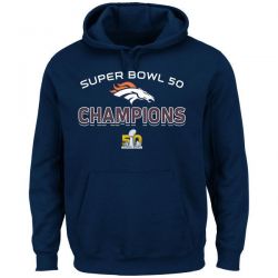 Cheap Denver Broncos Hoodie From China Navy Super Bowl 50 Champions Beyond Victory