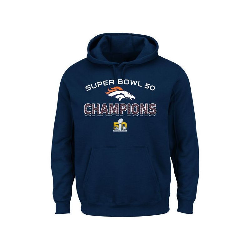 Cheap Denver Broncos Hoodie From China Navy Super Bowl 50 Champions Beyond Victory