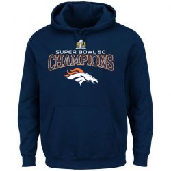 Cheap Denver Broncos Hoodie From China Navy Super Bowl 50 Champions Choice VIII