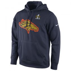Cheap Denver Broncos Hoodie From China Navy Super Bowl 50 Bound Team Travel Performance