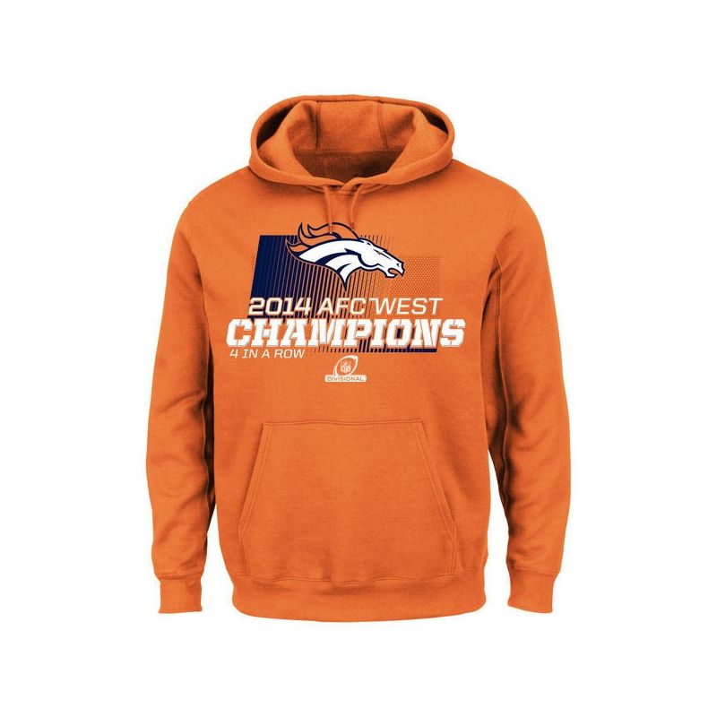 Cheap Denver Broncos Hoodie From China Orange 2014 AFC West Division Champions