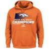 Cheap Denver Broncos Hoodie From China Orange 2014 AFC West Division Champions