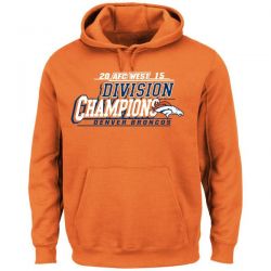 Cheap Denver Broncos Hoodie From China Orange 2015 AFC West Division Champions