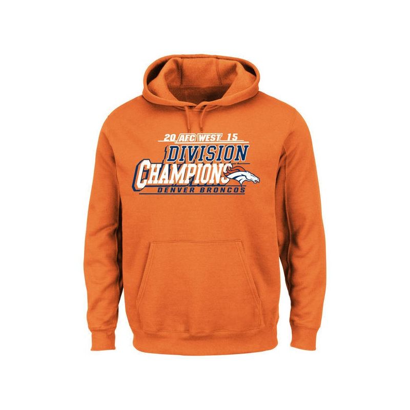 Cheap Denver Broncos Hoodie From China Orange 2015 AFC West Division Champions