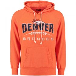 Cheap Denver Broncos Hoodie From China Orange First Down Tri-Blend