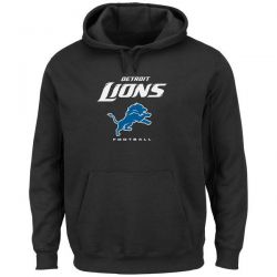 Cheap Detroit Lions Hoodie From China Black Critical Victory