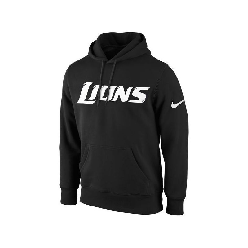 Cheap Detroit Lions Hoodie From China Black KO Wordmark Performance