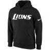 Cheap Detroit Lions Hoodie From China Black KO Wordmark Performance