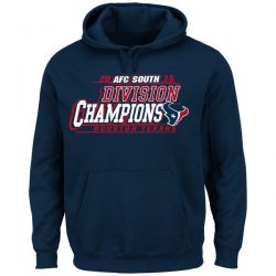 Cheap Houston Texans Hoodie From China Navy 2015 AFC South Division Champions