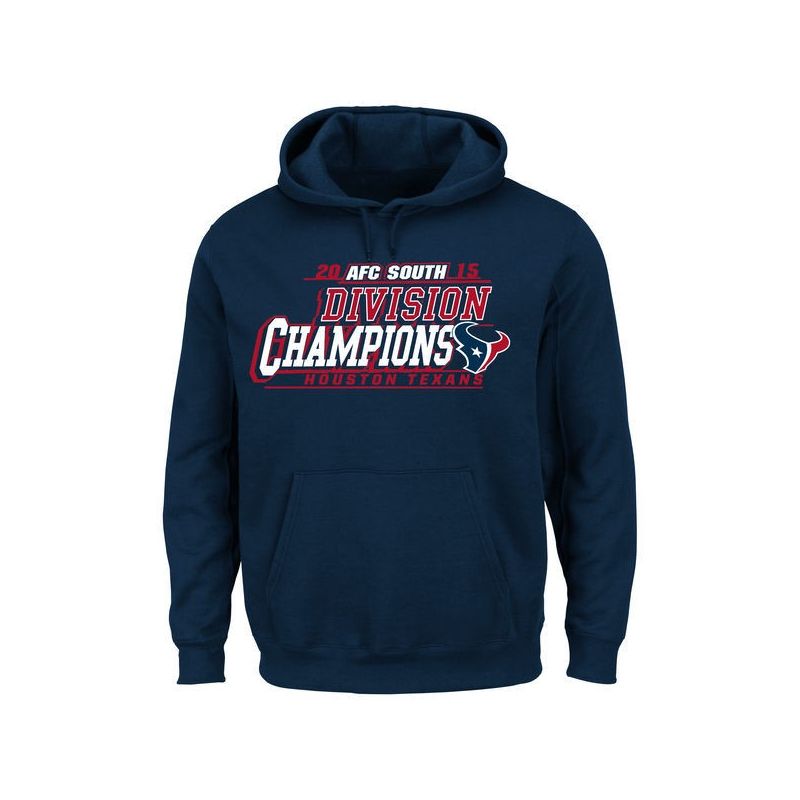 Cheap Houston Texans Hoodie From China Navy 2015 AFC South Division Champions