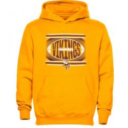 Cheap Minnesota Vikings Hoodie From China Gold Meshed Fleece