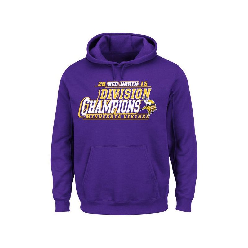Cheap Minnesota Vikings Hoodie From China Purple 2015 NFC North Division Champions