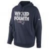 Cheap Patriots Hoodie From China Navy Super Bowl XLIX Champions Celebration Multi Champs Slogan