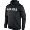 Cheap Oakland Raiders Hoodie From China Black Black KO Wordmark Performance