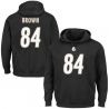 Cheap Antonio Brown Steelers Hoodie From China Black Eligible Receiver II