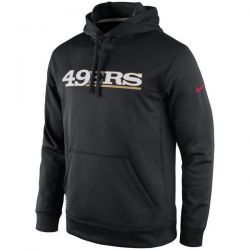 Cheap 49ers Hoodie From China Black KO Wordmark Essential Performance