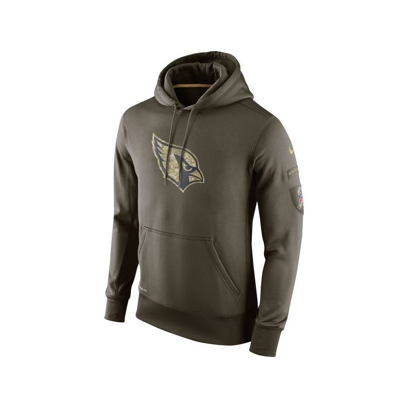 Cheap Arizona Cardinals Hoodie From China Olive Salute TO Service