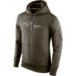 Cheap Baltimore Ravens Hoodie From China Olive Salute TO Service