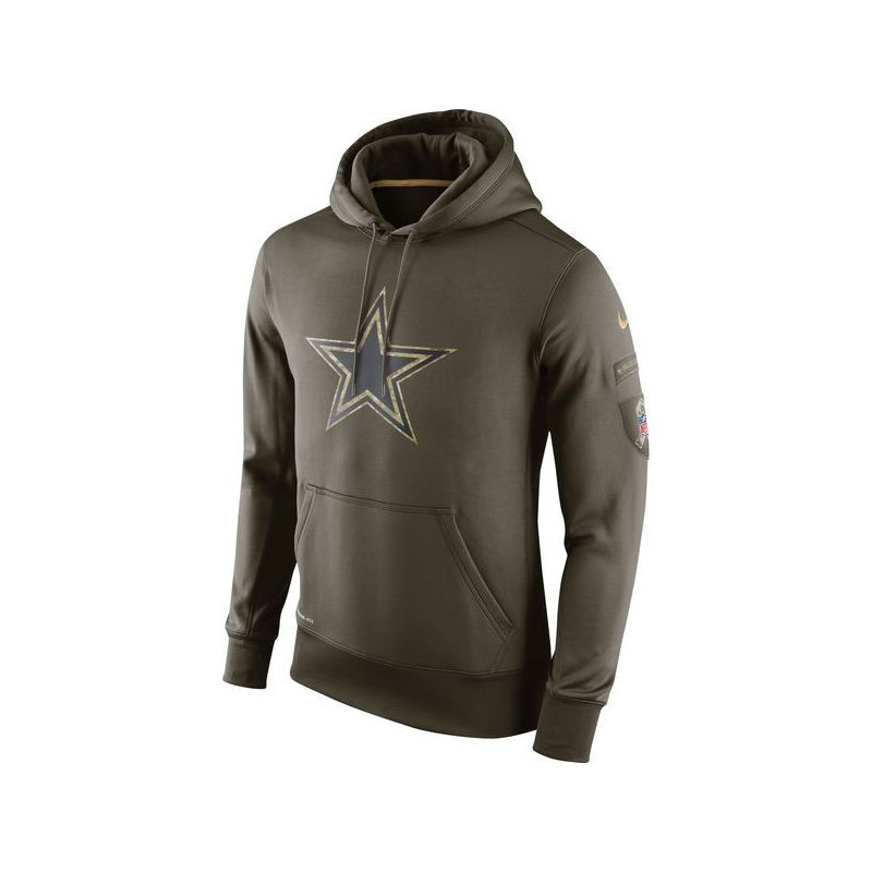 Cheap Dallas Cowboys Hoodie From China Olive Salute TO Service