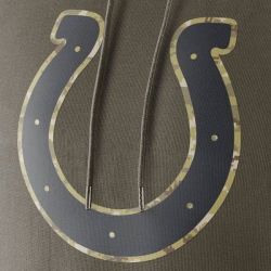 Cheap Indianapolis Colts Hoodie From China Olive Salute TO Service