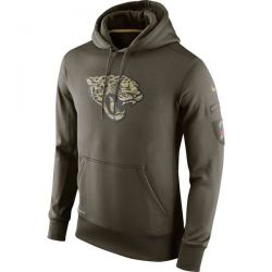 Cheap Jacksonville Jaguars Hoodie From China Olive Salute TO Service