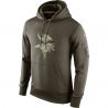 Cheap Minnesota Vikings Hoodie From China Olive Salute TO Service