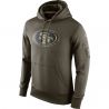 Cheap 49ers Hoodie From China Olive Salute TO Service