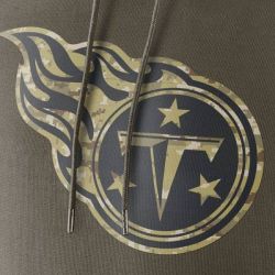 Cheap Tennessee Titans Hoodie From China Olive Salute TO Service