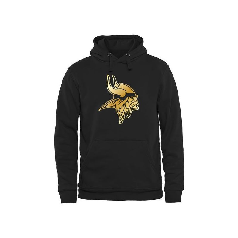 Cheap Minnesota Vikings Hoodie From China Black Gold