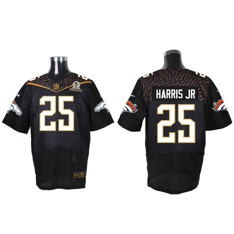 Cheap Chris Harris Jr Broncos Jersey From China Black 2016 PRO BOWL #25