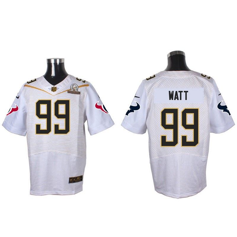 Cheap JJ Watt Texans Jersey From China White 2016 PRO BOWL #99