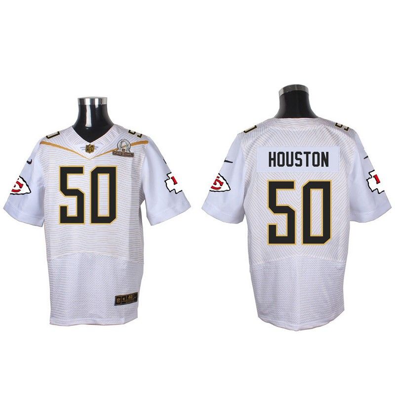 Cheap Justin Houston Chiefs Jersey From China White 2016 PRO BOWL #50