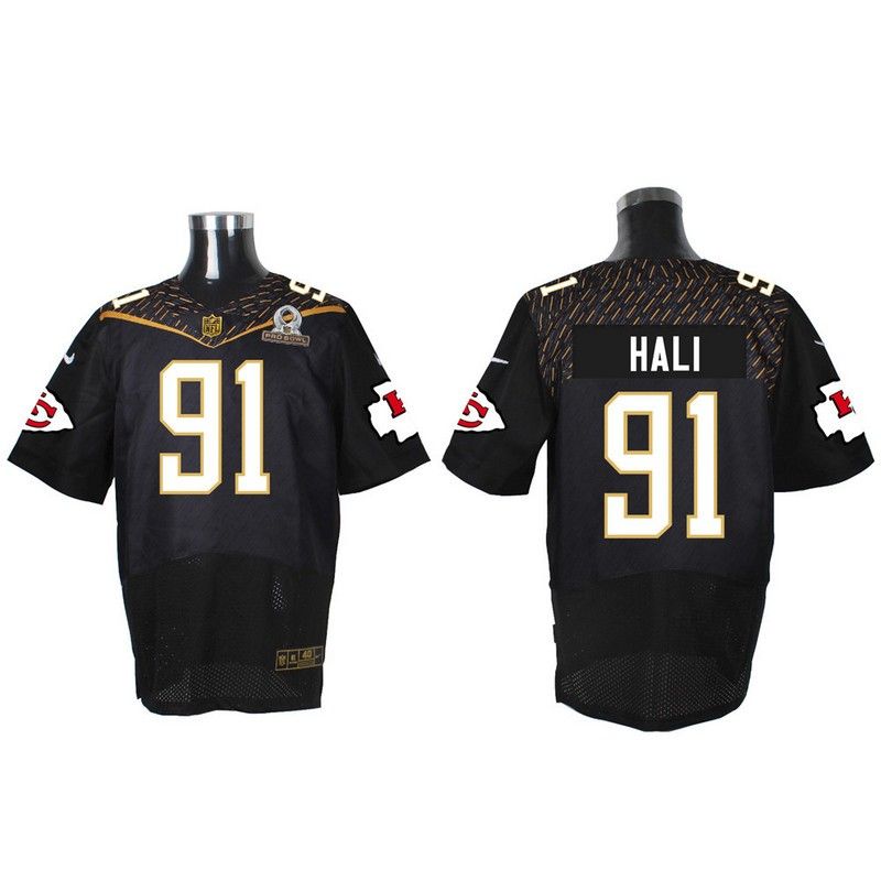 Cheap Tamba Hali Chiefs Jersey From China Black 2016 PRO BOWL #91