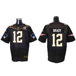 Cheap Tom Brady Patriots Jersey From China Black 2016 PRO BOWL #12