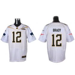 Cheap Tom Brady Patriots Jersey From China White 2016 PRO BOWL #12