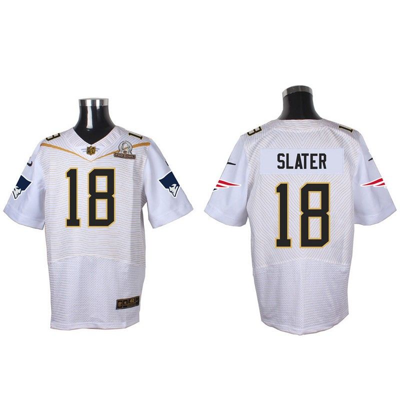 Cheap Matthew Slater Patriots Jersey From China White 2016 PRO BOWL #18