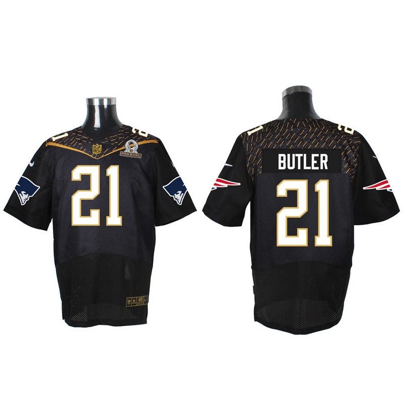 Cheap Malcolm Butler Patriots Jersey From China Black 2016 PRO BOWL #21