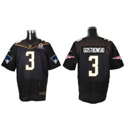 Cheap Stephen Gostkowski Patriots Jersey From China Black 2016 PRO BOWL #3
